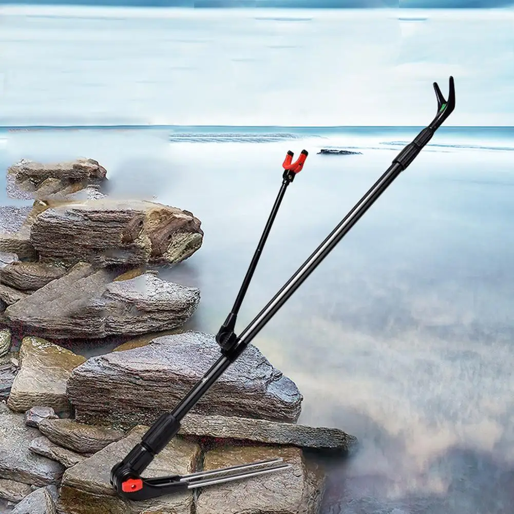 2,1 м/2,2 м Fish стержень, стойка Кронштейн Держатель для удочек с регулировкой угла наклона раздвижной, Рыболовный инструмент держатель для удочки