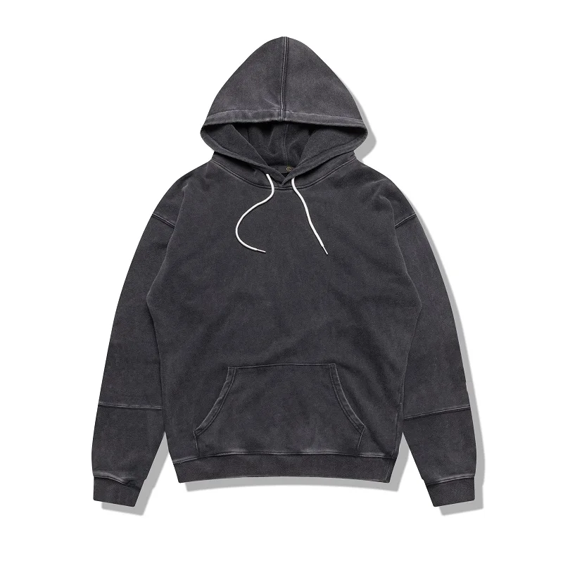 QoolXCWear осенние мужские толстовки с капюшоном в стиле Hip Hop хип свободная уличная одежда свободный стиль толстовки однотонные комфортные худи Q2603
