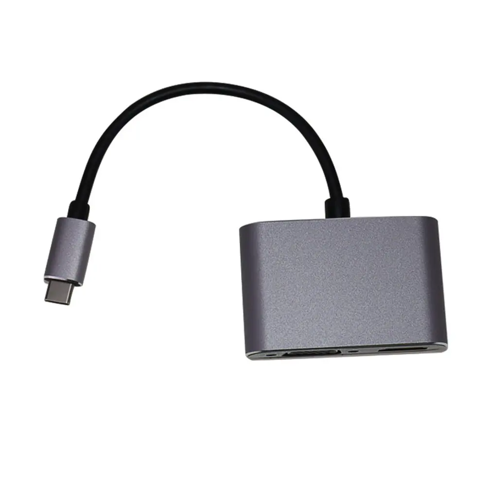 Кабель передачи 4 в 1 с разъемом Type c на HDMI 4k 30 Гц|Адаптеры AC/DC| |