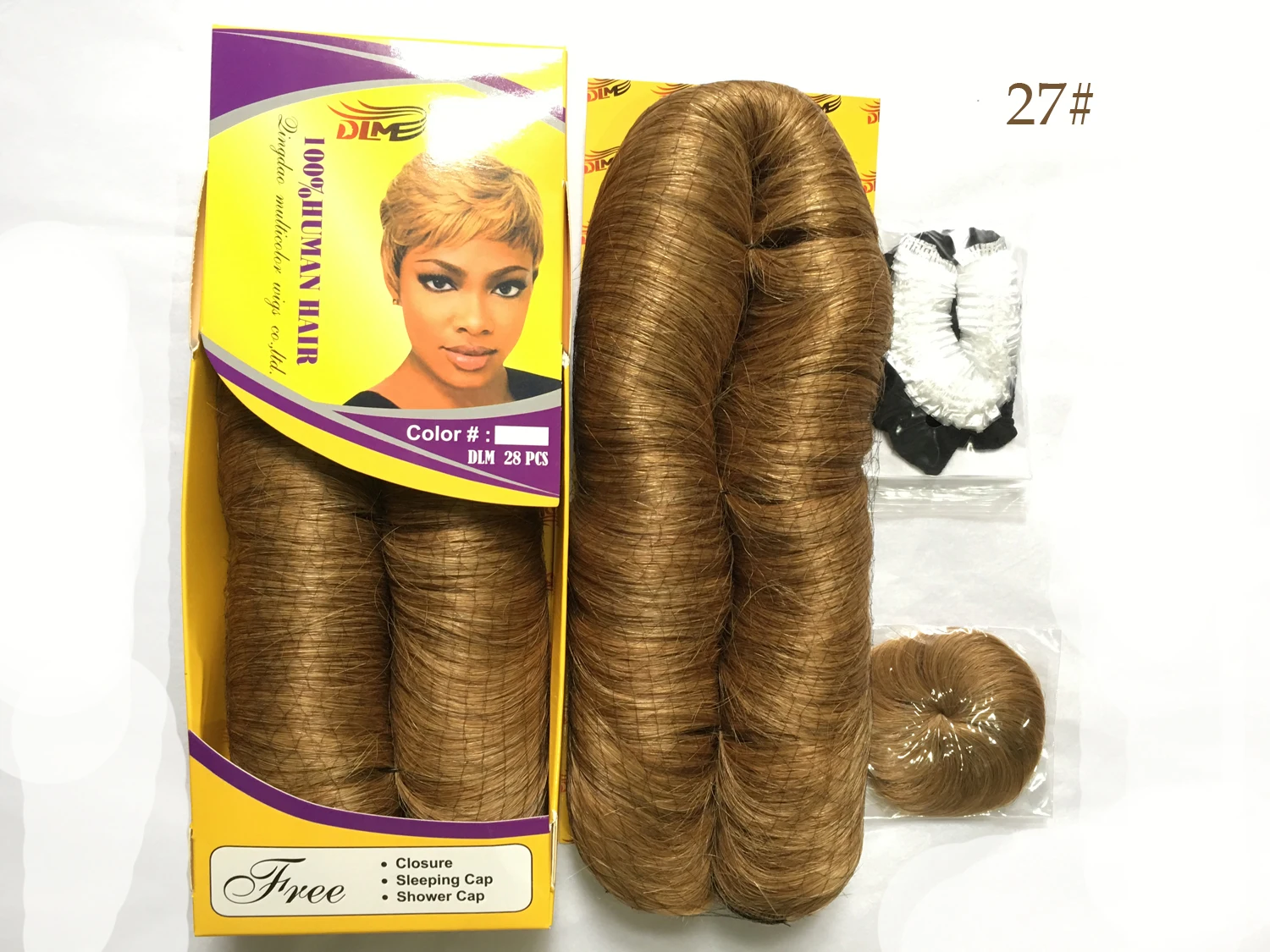 

27 Pieces Blonde Short Weave Human Hair Extensions Virgin Peruvian Hair With Closure Sexy Pixie Bump Hair Weave For Black Women