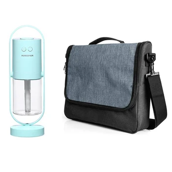 

Messenger Bag for Nintendo Switch & Ultrasonic Projection Air Humidifier 360 Free Degrees Rotation USB Light Blue