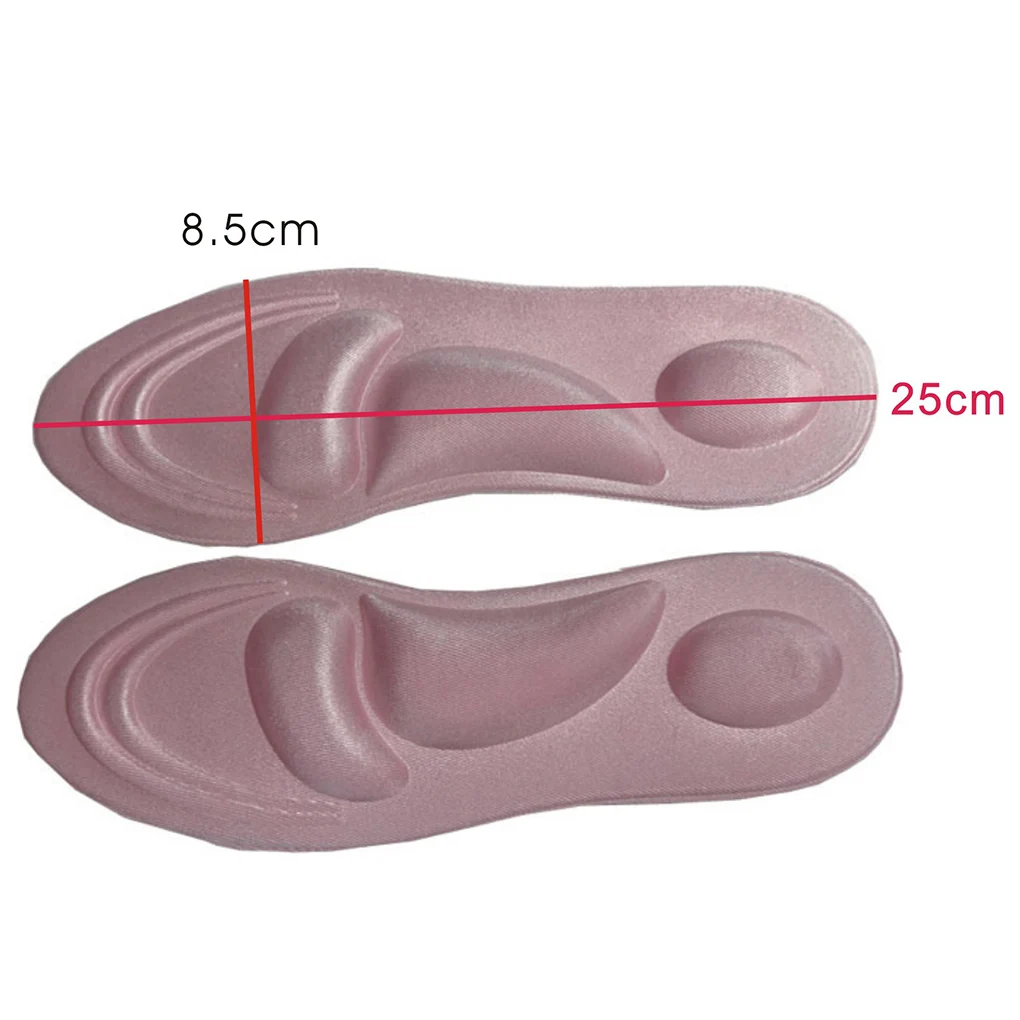 Oeak Нескользящие стельки Orthotic Мужская обувь без каблука свода стопы Поддержка стелька из пены с эффектом памяти дышащие туфли-лодочки коврик для Для мужчин