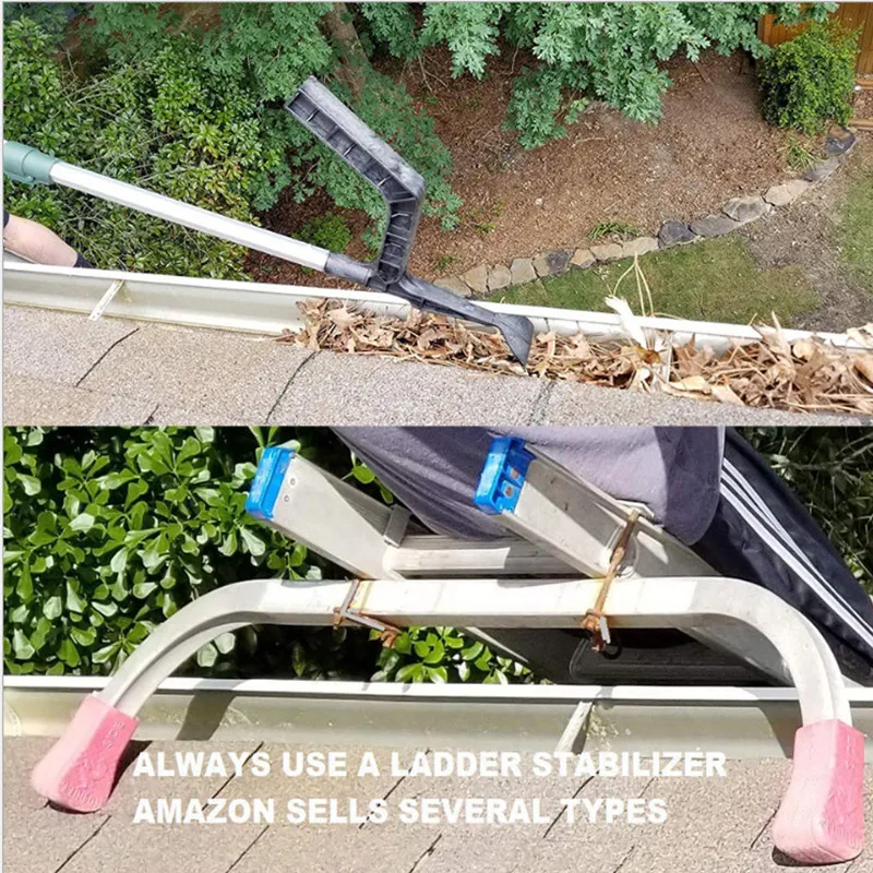 Инструмент желоба Совок за люками крыши очистки для дома сад отверстие GHS99