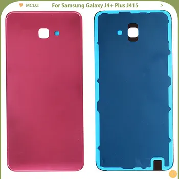 

New J4 Plus Housing Case For Samsung Galaxy J4+ Plus J415 SM-J415F SM-J415FN/DS Housing Battery Back Cover Door Rear Cover Glass
