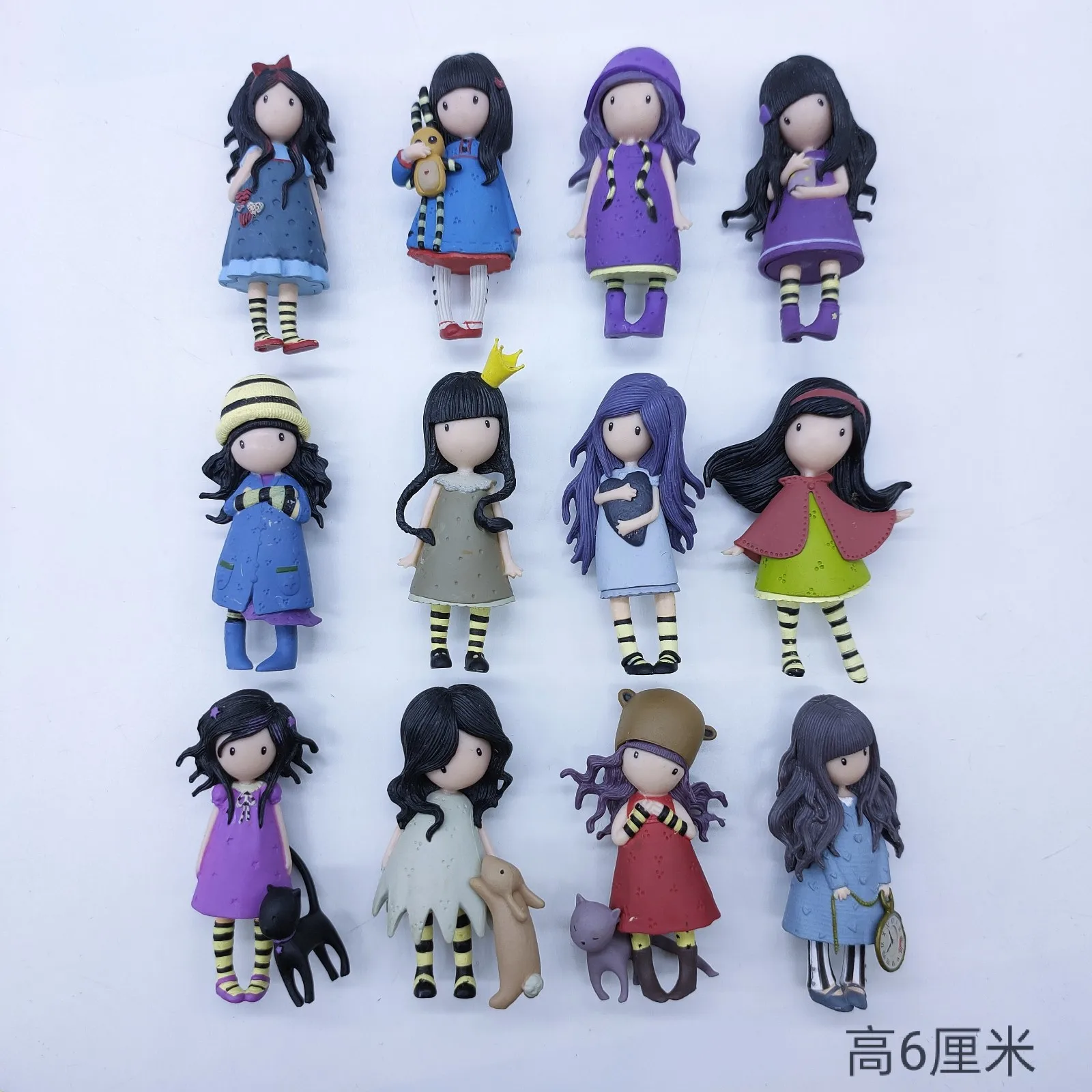 Muñeca de plástico para chica, juguete de plástico de chica de fantasía, pintura de pintor Gorjuss londinense, regalo para niña