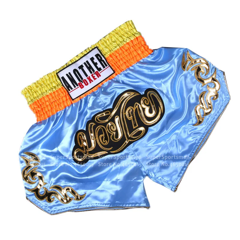 Кикбоксинг для мужчин и женщин MMa Muay Thai шорты мальчиков девочек кикбоксинга