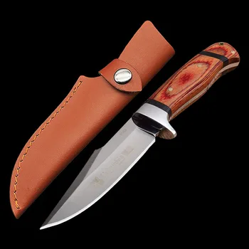 

DuoClang Jungle Explorer Fixed Blade Knife Stainless Steel Multi-purpose Survival Knife for Camping, Hiking, Fishing