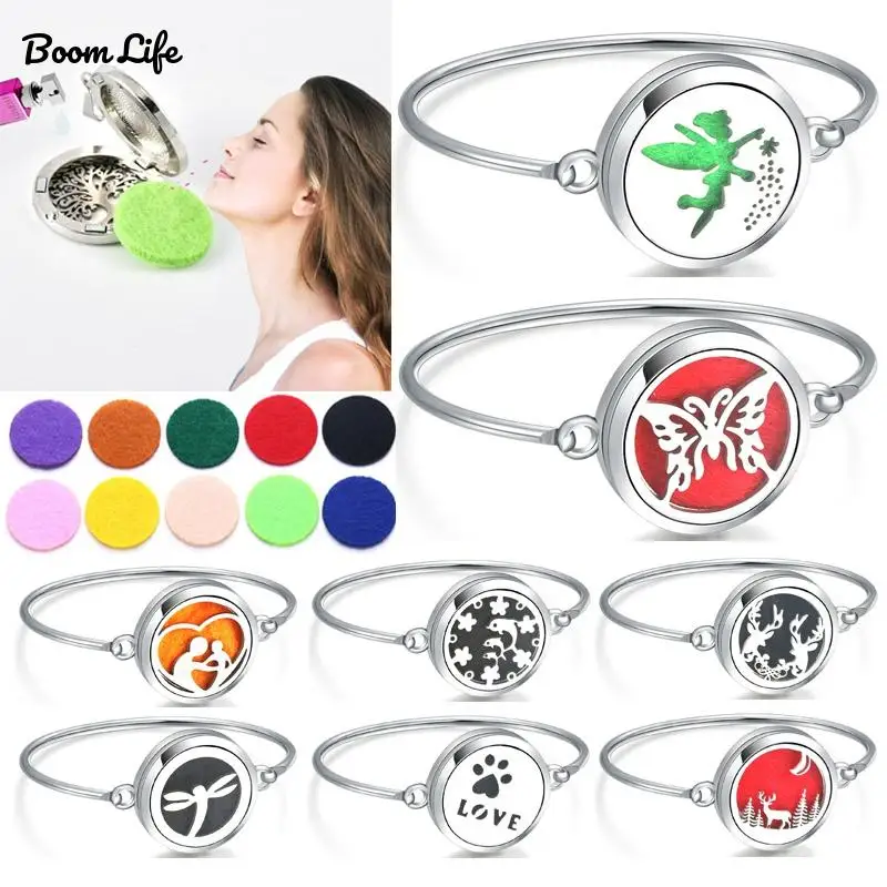Новинка 2019 браслет-медальон браслет Рождественский диффузор из нержавеющей