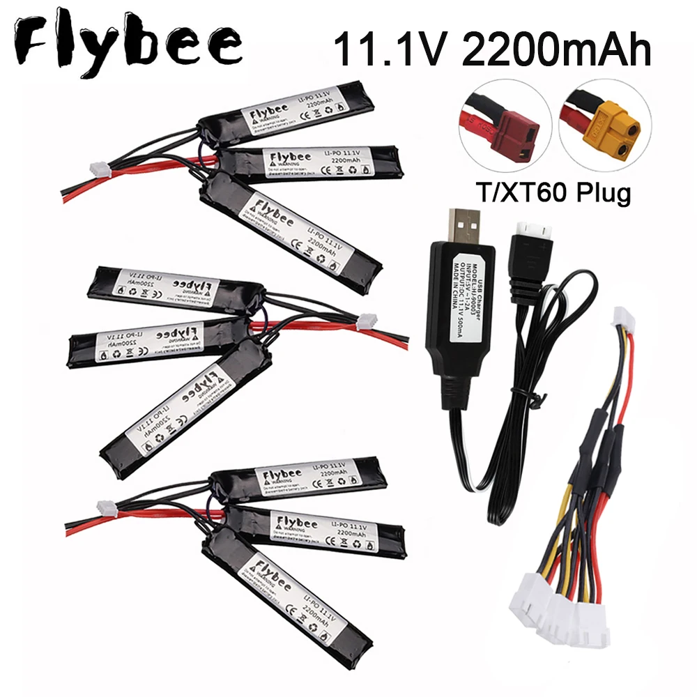 

T/XT60 штекер 3S водяной пистолет Lipo батарея 11,1 V 2200mAh 40C батарея для AKKU Mini Airsoft BB Воздушный пистолет электрическая игрушка RC части #103 мм