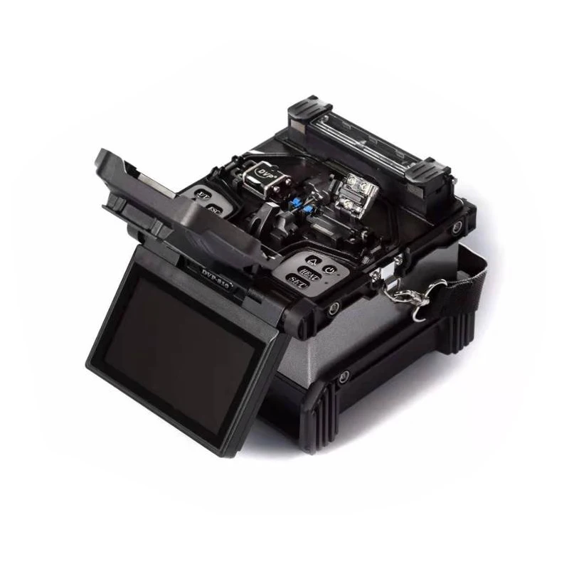 DVP-810 optical fiber fusion splicer DVP 810 FTTH 6 Motors Fiber Optic Splicing Machine English menu