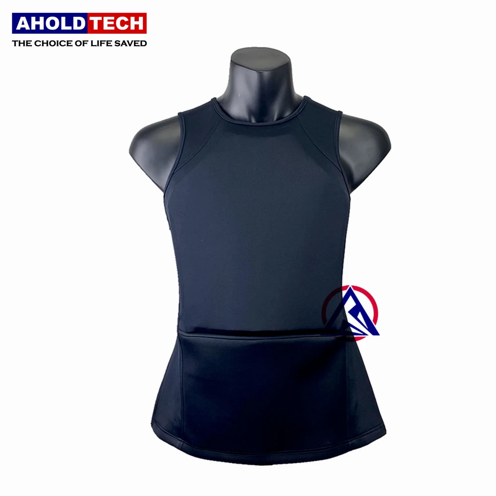 Aholdtech C01 Genuine ISO Lightweight NIJ IIIA 3a Bulletproof Ballistic Vest T-Shirt Concealable Armor Undershirt Sleeveless