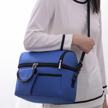 

Insulated Lunch Bag for Women Men Kids Cooler Adults Tote Food Lunch Box Double-layer SER88
