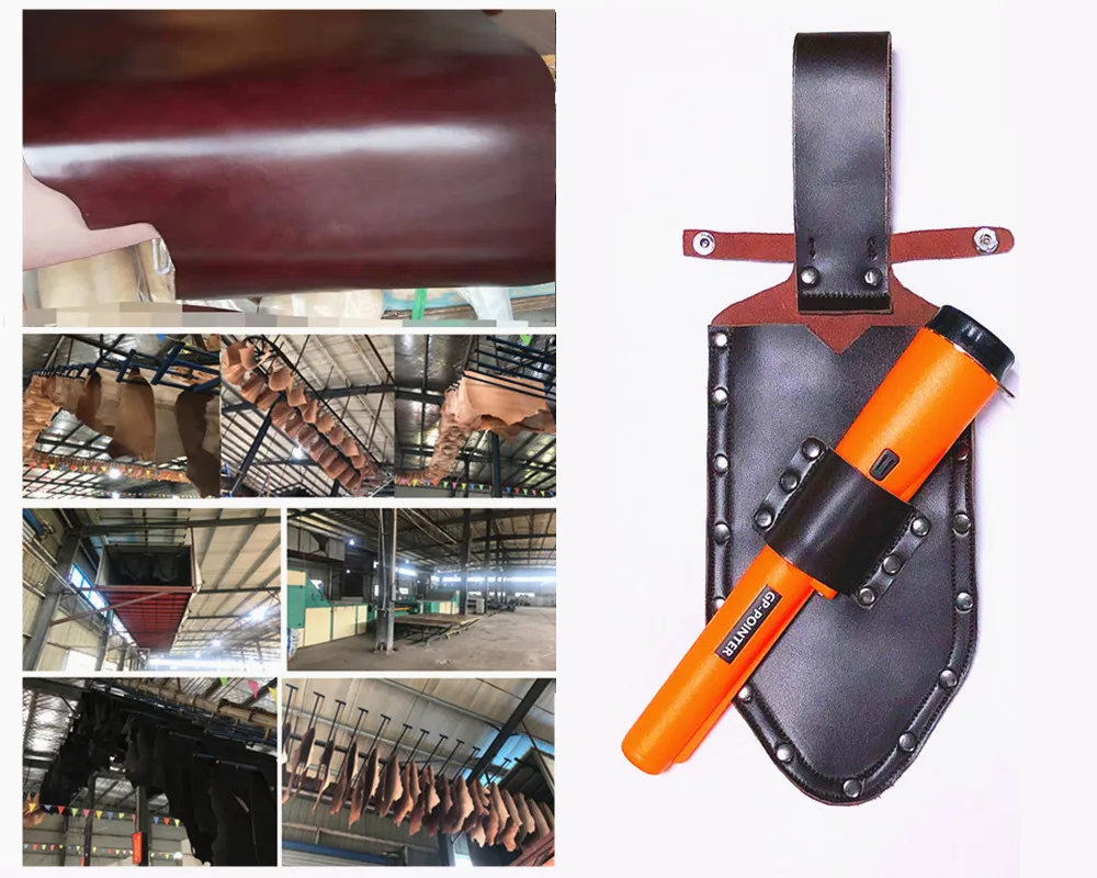 Pointer Metal Detector Holster Digger Pouch Treasure Waist Pack Finds Bag Tools Shovel ProFind Leather 2in1 for Garden Detecting