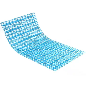 

70*40cm Sugar Cube Bathroom Mat Hollow Drainage Hole Bath Non-slip Foot Mat New Style Rectangle Bathtub Non-slip Mat Take bath