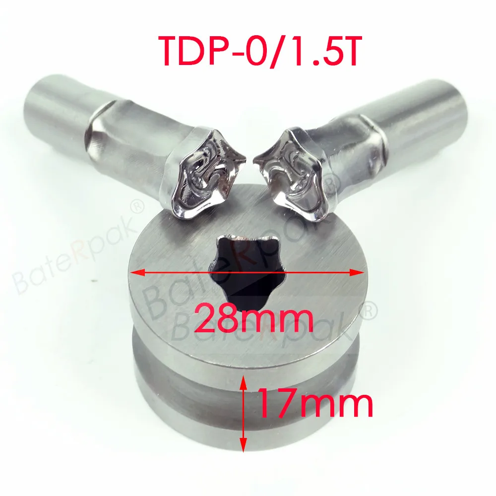 TDP-0-1.5T V для Vendetta мультфильм дизайн таблетка молока высечки 3D штамповки пресс-формы, BateRpak конфеты штамповки, кальций таблетка штамповка 11*8,4 мм - Цвет: TDP-0-1.5T