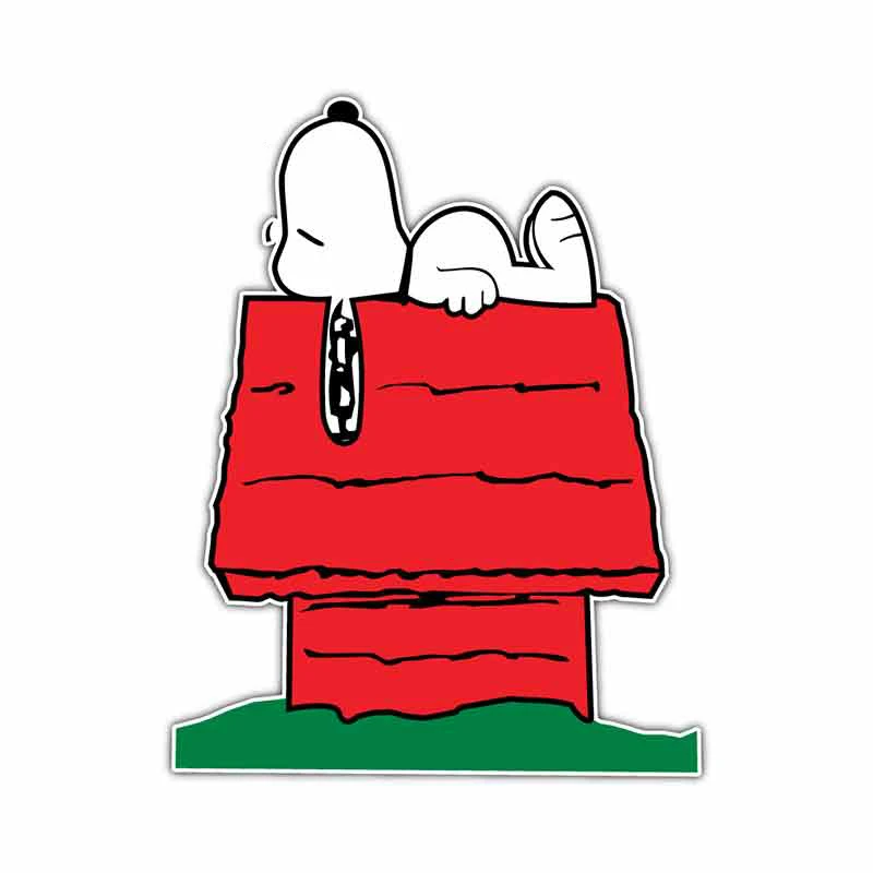 

Snoopy Dog Kids PVC Cartoon Funny Car Sticker Car Motorcycle Bumper Trunk Exquisite Applique ZWW-0422, 13 cm *10cm