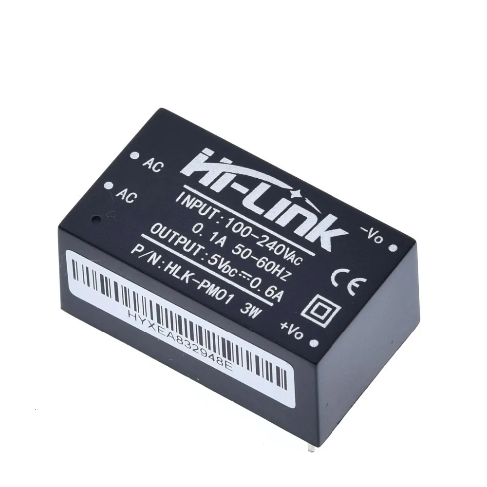 HLK-PM01 HLK-PM03 HLK-PM12 AC-DC 220V 5 V/3,3 V/12 V Мини модуля питания, интеллигентая(ый) бытовой выключатель питания модуль