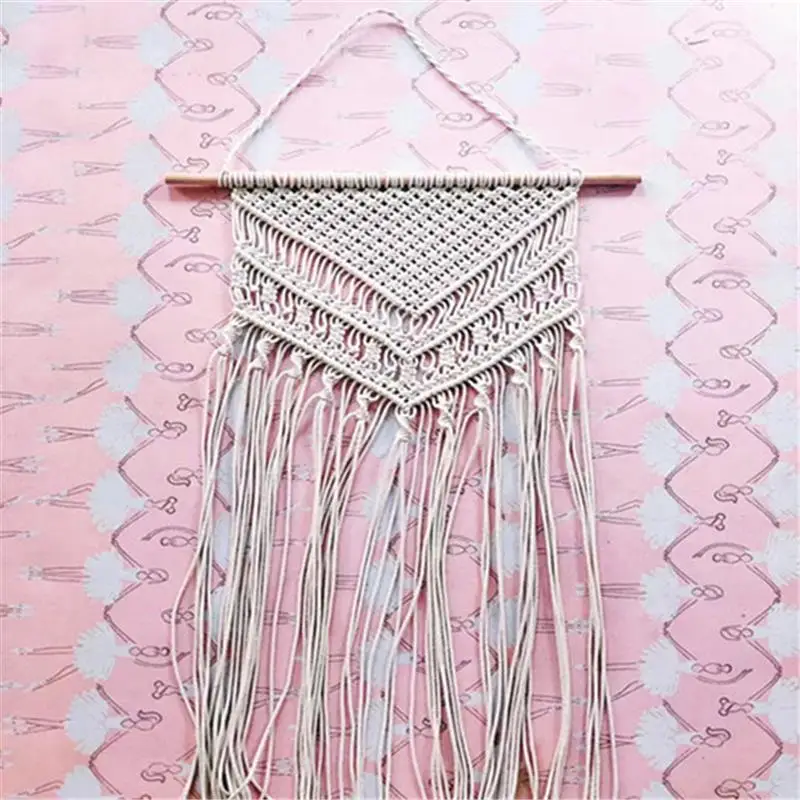 Wall-mounted Cotton Thread Hand-woven Tapestry a6298 |