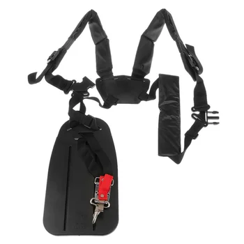 

Strimmer Double Shoulder Harness Strap Padded Belt For Brush Cutter Trimmer Gardden Pruner - Size L