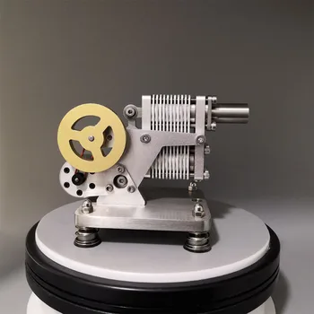 

Rowsfire Full Metal Stirling Engine Model Mini Generator Model Steam Science Educational Engine Toy