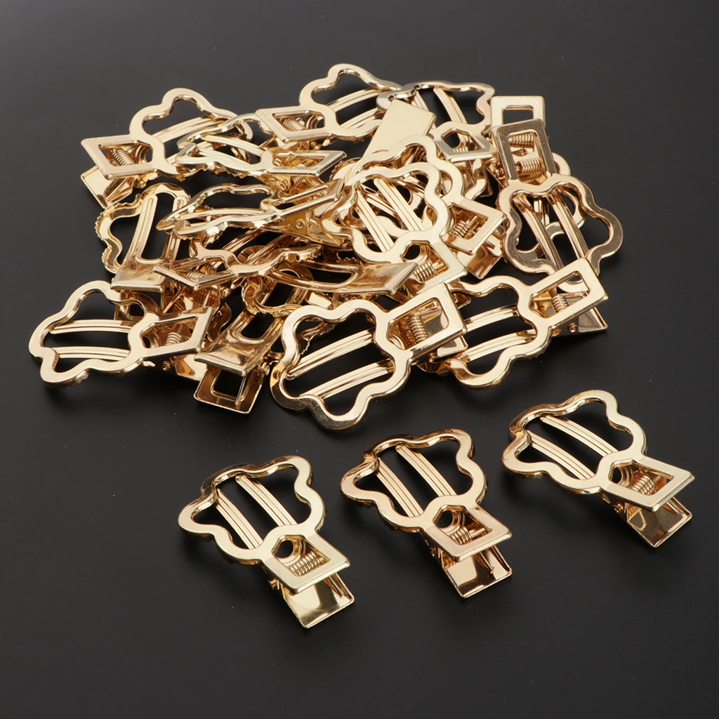 20 pcs Sexy Lady Hair Pin Golden Heart Hair Clip Girl Friend Dating Jewelry