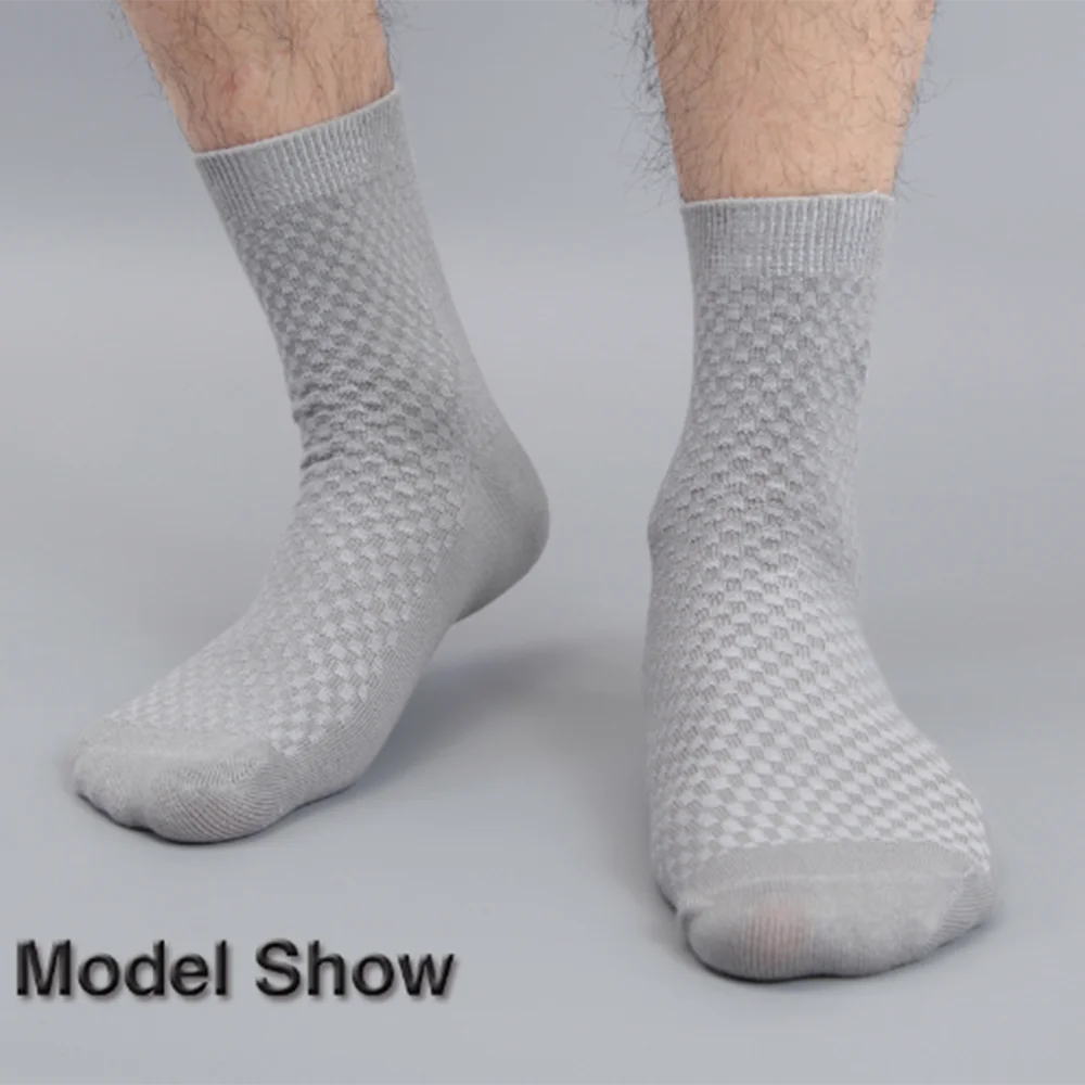 Зимние мужские носки из бамбукового волокна, брендовые Новые повседневные бизнес антибактериальные дезодоранты, дышащие мужские длинные носки, 5 пар/лот
