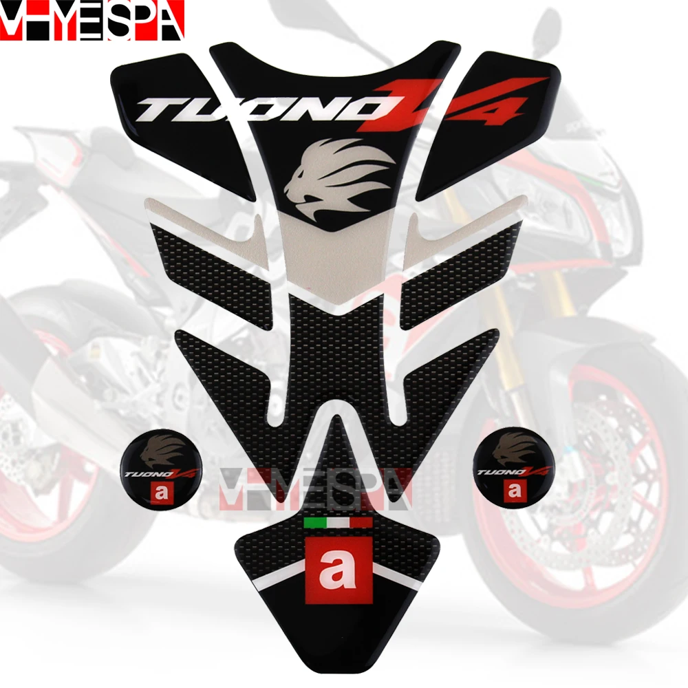 Moto Tank Pad Protector Fish Bone Sticker Per Aprilia Tuonov4 Tuono V4 Tuonov4 2021 Rf