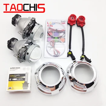 

TAOCHIS Hella 3R G5 Projector Lens HID Bi xenon D2S Shroud Devil Eyes Modify Head Light Lamp Upgrade Retrofit Demon eye