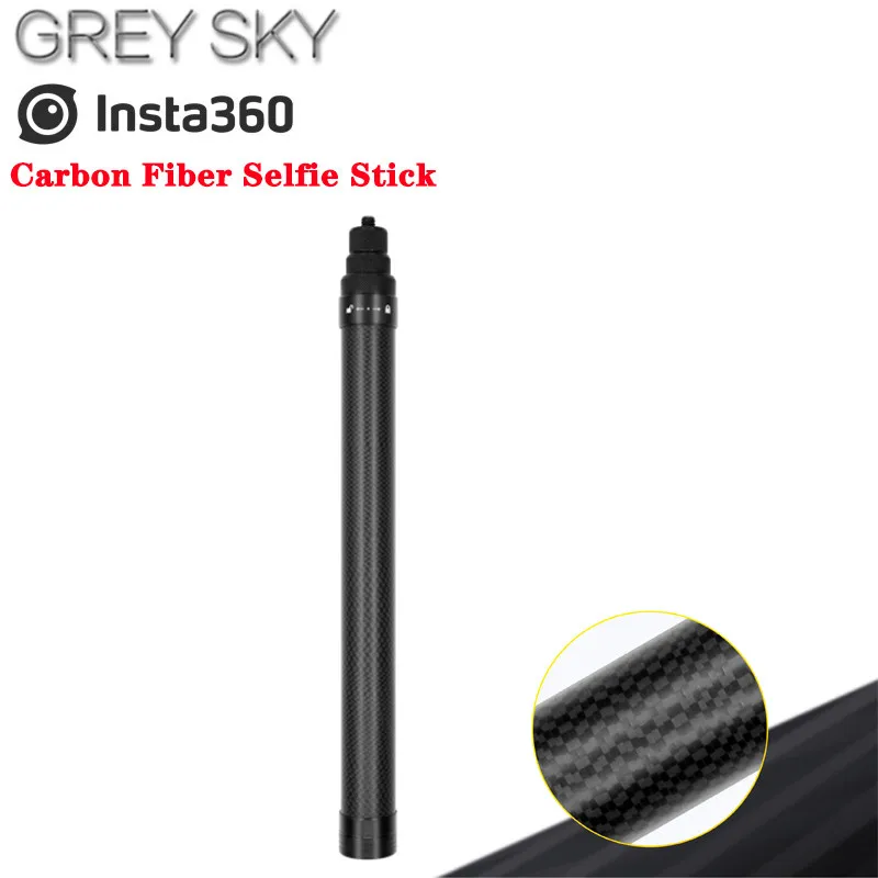Insta360 мотоцикл комплект/аксессуар и insta360 Один x углеродного волокна селфи палка для Insta360 one X и ONE - Цвет: Selfie Stick