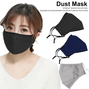 

High Quality PM2.5 Dust Mask Adjustable Anti-fog Breathable Face Mouth Protective Cover Shield For Outdoor Riding Hiking