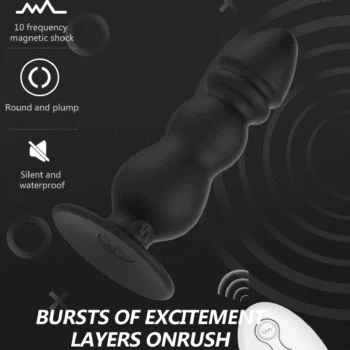 10 Speeds Wireless Remote Anal Dildo Male Prostate Massager Strong Sucker Unisex G-spot Stimulator Anus Penis Vibrator Sex Toys 2