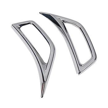 

Chrome Car Wheel Eyebrow Side Air Conditioning Vent Outlet Decoration Cover Sticker for Jeep JL Wrangler 2018 Up