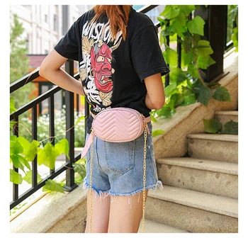 

Women's embroidered striped small round bag, PU chain bag, fashion crossbody bag, crossbody bag, PU ladies bag, 19*6*12cm
