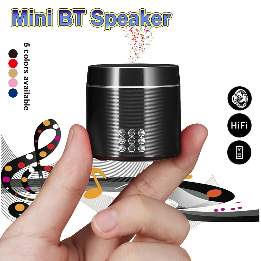 

HIPERDEAL Portable Mini Wireless Blueteeth Speaker Fashion Stereo Sound Subwoofer Column Speakers Jy30