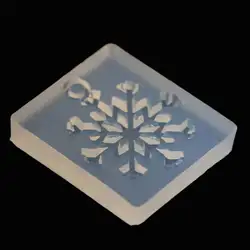 Силиконовая форма Снежинка DIY ремесла Подвеска для ювелирных изделий эпоксидной смолы