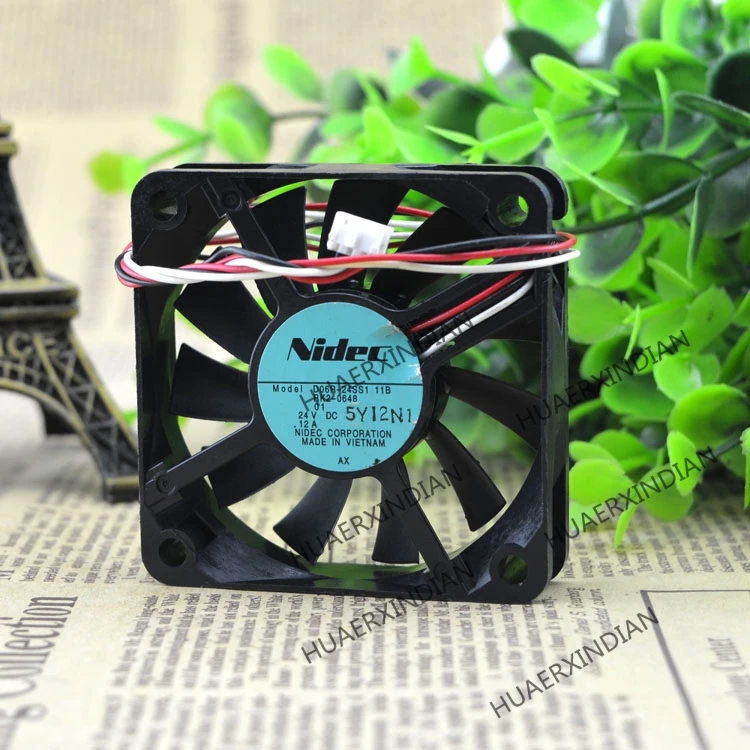 

Original NEW D06R-24SS1 11B 6CM 24V DC .12A Motor protection cooling Fan