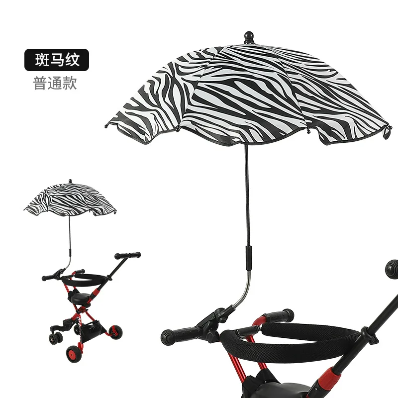 UV Protection Sunscree Rainproof Baby Umbrella Infant Stroller Cover Can Bent Freely Does Not Rust Universal Stroller Accessorie best stroller for kid and baby Baby Strollers