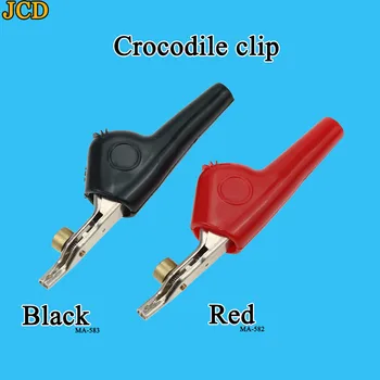 

JCD Crocodile Test Adapter Clip Probe Probes Pen Test Alligator Banana Insulated Cable for Multimeter Clip car Battery 10A