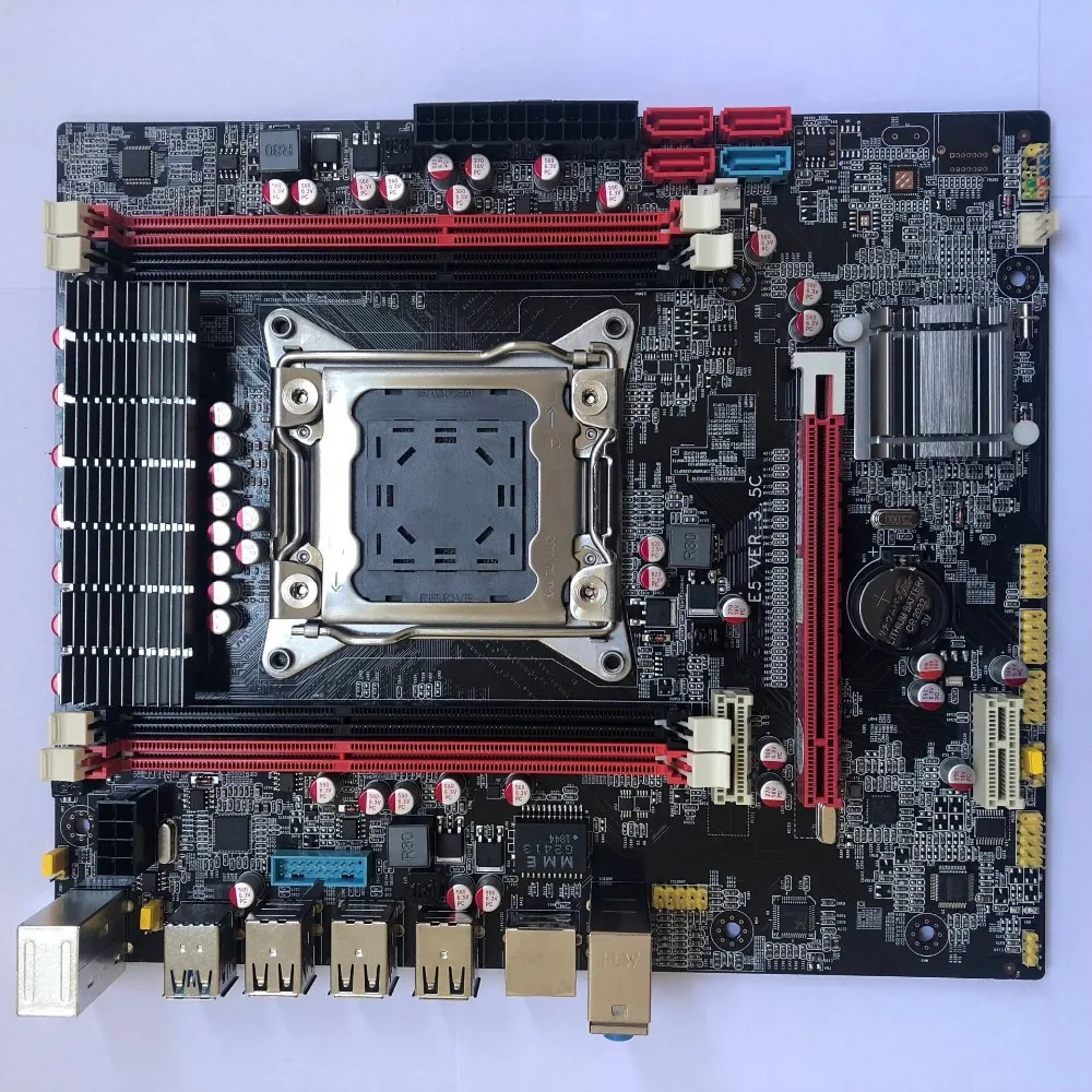 Runing X79 Micro-ATX настольная материнская плата ram 4 DDR3 DIMM скидка X79 LGA2011 материнская плата компьютер DIY SATA3.0 PCI-E x16 USB3.0