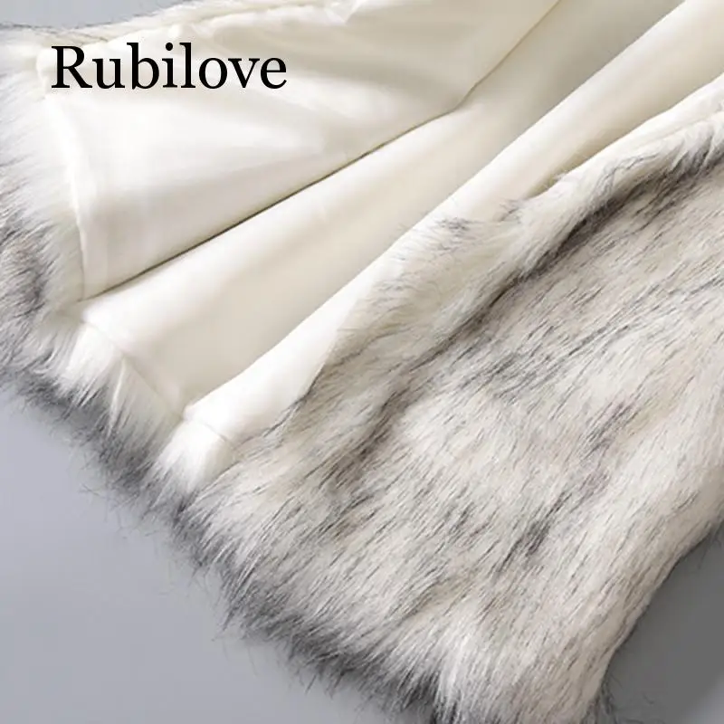 Rubilove, женский шерстяной жилет из искусственного меха, жилет со стоячим воротником, пальто из искусственного меха, жилет, куртка