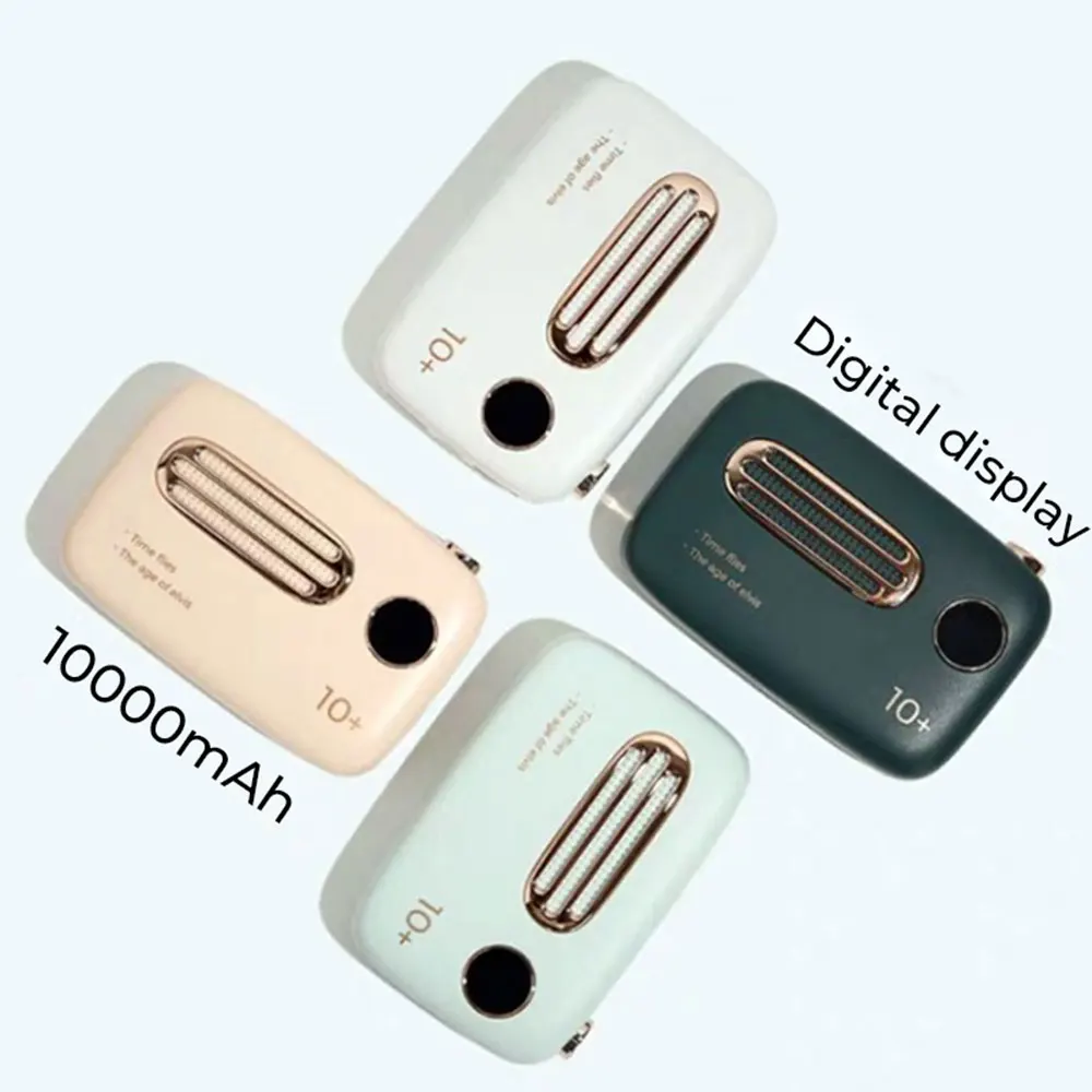 FLOVEME, новинка 10000, внешний аккумулятор, мА/ч, внешний аккумулятор, портативный, Ретро стиль, быстрая зарядка, милый внешний аккумулятор для телефона, аккумулятор для Xiaomi iPhone