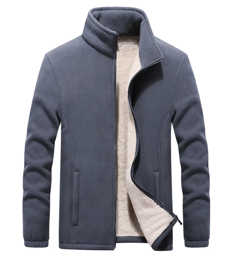dark Grey Военная Мужская тактическая флисовая куртка 7XL 8XL 9XL теплый с капюшоном верхняя одежда туристическое горное пальто - Цвет: dark Grey