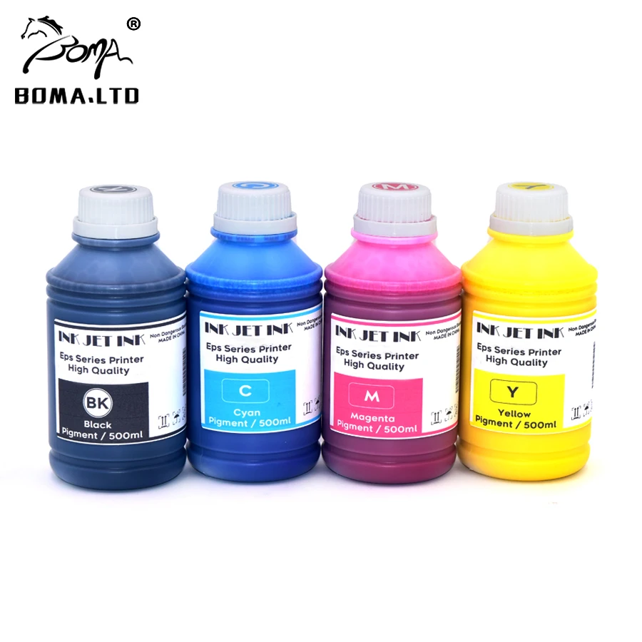 

500ml 27XL 252 Pigment Refill Ink For EPSON WF-7715 WF-7710 WF-7720 WF-7210 WF-7110 WF-7610 WF-7620 WF-3620 WF-3640 Printer