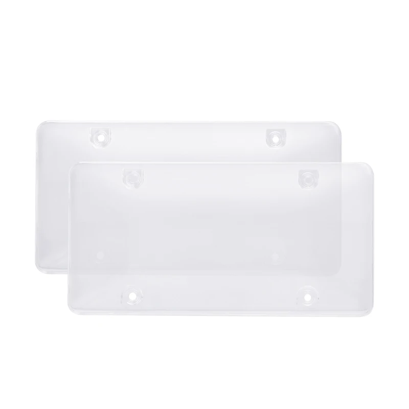 

Smoke License Plate Cover Shield Tinted UV resistant Indestructible Protection Replacement