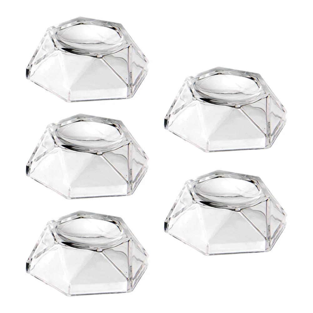 

5 Pieces Acrylic Hexagon Display Stand Holder for Softball Golf Tennis Ball Baseball forMarbles Egg Sphere Puzzle Balls