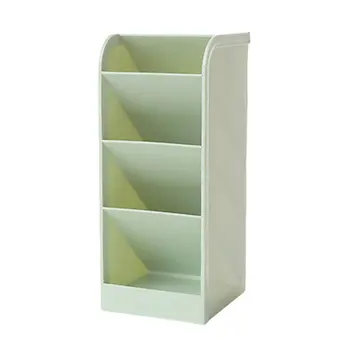 

2020 New Four-Grid Ergonomic Desk Storage Box Drawer Organizer Inclined Pen Holder Rectangular Organizer Organizing