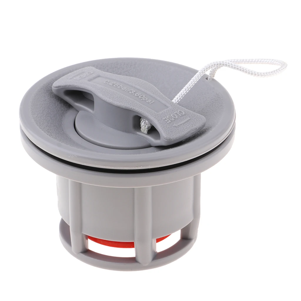PVC Air Gas Valve Cap Replacement Safety Air Valve Gas Nozzle for Inflating Rafts Fishing Boats