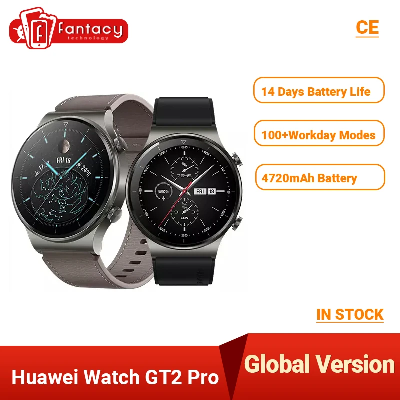 Globale Version HUAWEI Uhr GT 2 Pro SmartWatch 4GB 32GB GPS Wireless14 Tage  Batterie Leben Wasserdicht Kirin A1 GT2 pro EU Lager|Smart Watches| -  AliExpress