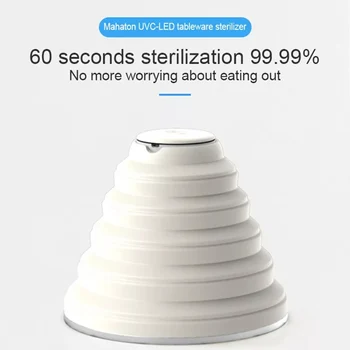 

Nail UV Milling Sterilization Cup Foldable Disinfection Portable Makeup Sterilizer Multifunctional Tableware Jewelry Clean