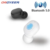 Mini auriculares inalámbricos con Bluetooth 5,0, dispositivo de audio intrauditivo con micrófono, estéreo 3D, para Samsung, Huawei, Xiaomi, Android